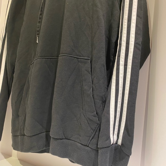 Adidas Men’s Essentials Fleece Three Stripe Hoodie. - Picture 5 of 7